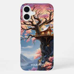 Fantasy Cute Cherry Blossom Tree iPhone 16 Plus Case