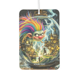 Fantasy Cute City Crafting Troll Car Air Freshener