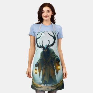 Fantasy Cute Colossal Shadowy Behemoth Apron