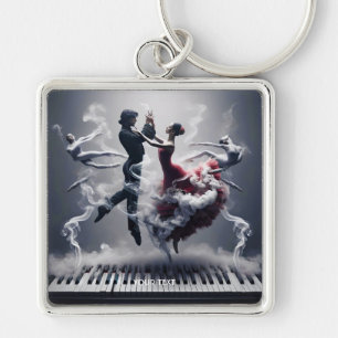 Fantasy Cute Dancer Ballerina Piano Key Ring