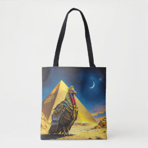 Fantasy Cute Desert Pharaoh Turkey Tote Bag