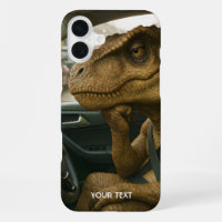 Fantasy Cute  Dinosaur Driving Car