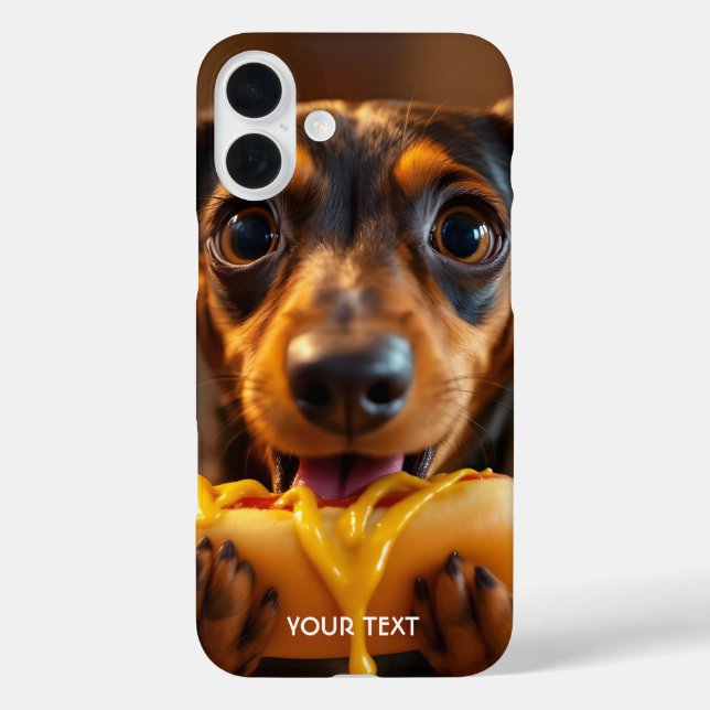 Fantasy Cute Dog Hot Dog Case-Mate iPhone Case (Back)