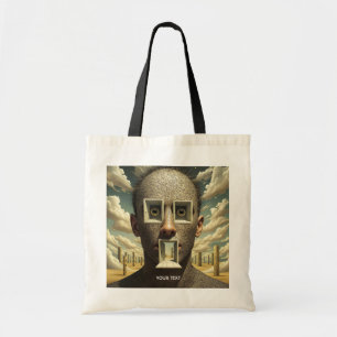 Fantasy Cute Door Windows Man Tote Bag