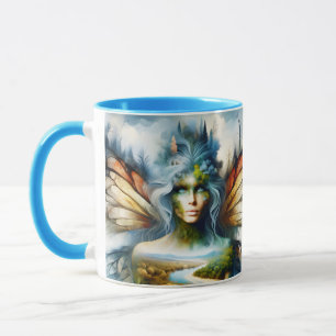 Fantasy Cute Double Exposition Forest Mug