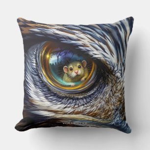 Fantasy Cute Eagle Eyes Mouse Cushion