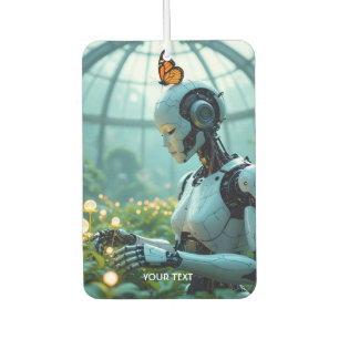 Fantasy Cute Female Robot Garden Car Air Freshener