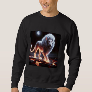 Fantasy Cute Flames Smoke Lion Sweatshirt