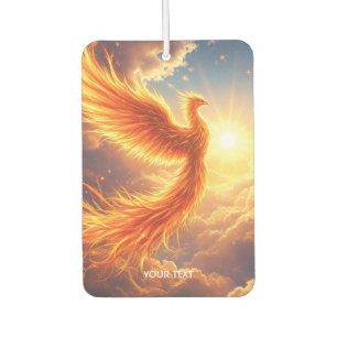 Fantasy Cute Flaming Phoenix Rises Car Air Freshener