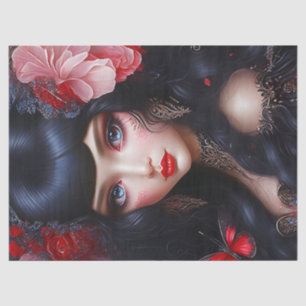 Fantasy Cute Flower Fairy Princess Decoupage Tissue Paper