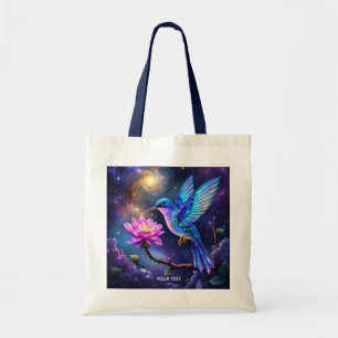 Fantasy Cute Flower Small Bird Tote Bag
