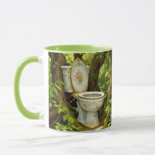 Fantasy Cute Forest White Surprise Mug