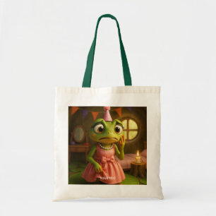Fantasy Cute Frog Girl Party Tote Bag