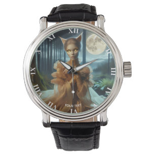 Fantasy Cute Girl Cat Ears Watch
