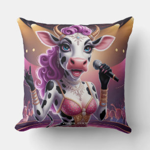 Fantasy Cute Gorgeous Cow Popstar Cushion