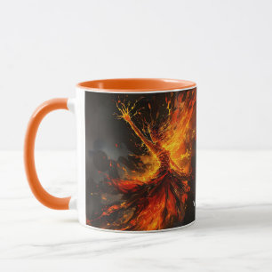 Fantasy Cute Grand Flames Flamenco Mug