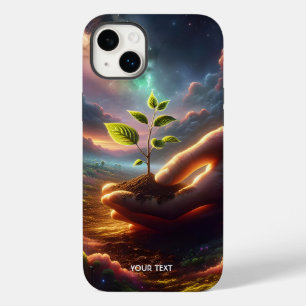 Fantasy Cute Hand Plant Soil Case-Mate iPhone 14 Plus Case