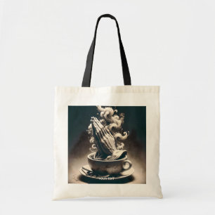 Fantasy Cute Hands Coffee Cup Tote Bag