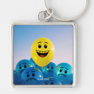 Fantasy Cute Happy And Sad Key Ring