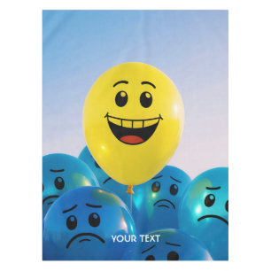 Fantasy Cute Happy And Sad Tablecloth