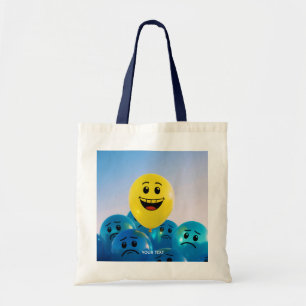 Fantasy Cute Happy And Sad Tote Bag