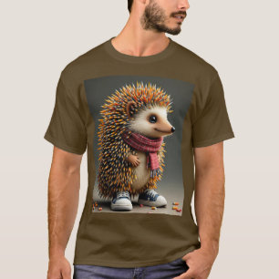 Fantasy Cute Hedgehog Sharp Needles T-Shirt