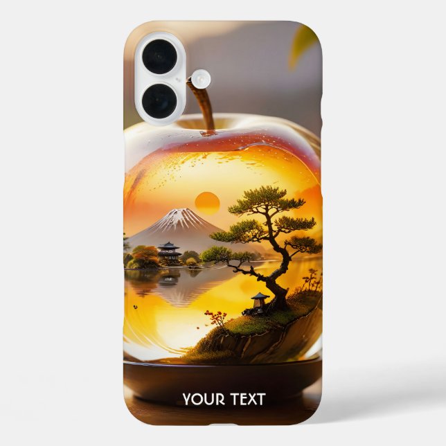 Fantasy Cute Japanese Apple View Case-Mate iPhone Case (Back)