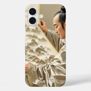 Fantasy Cute Japanese Painter Landscape iPhone 16 Plus Case