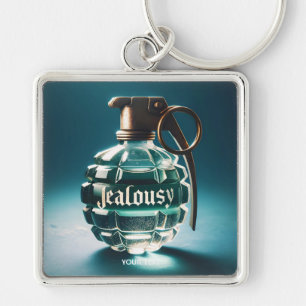 Fantasy Cute Jealousy Bottle Potion Key Ring