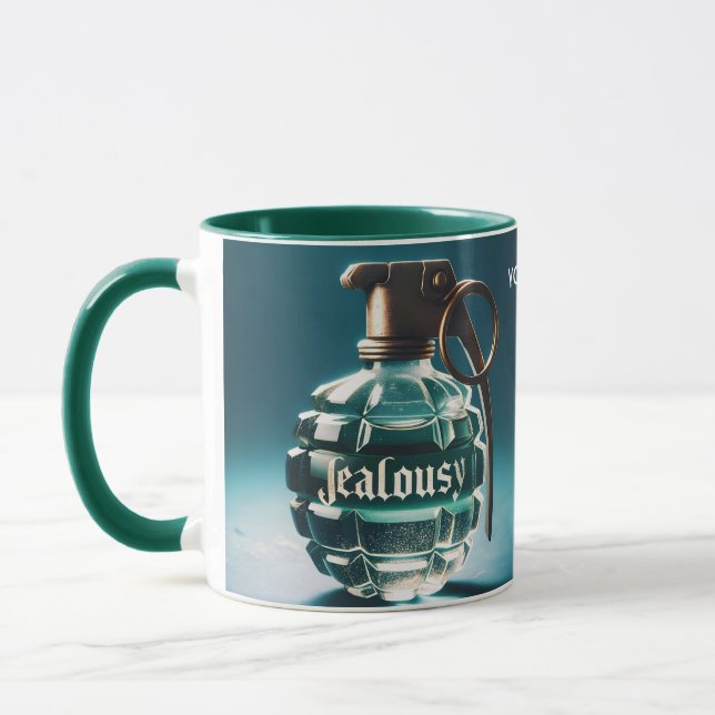 Fantasy Cute Jealousy Bottle Potion Mug (Left)