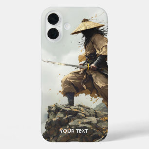 Fantasy Cute Katana Samurai Clouds iPhone 16 Plus Case