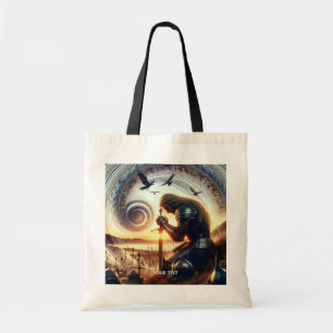 Fantasy Cute Knight Sword Legend Tote Bag