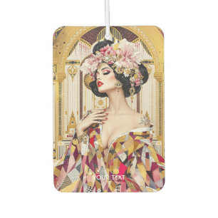 Fantasy Cute Lady Art Deco Car Air Freshener