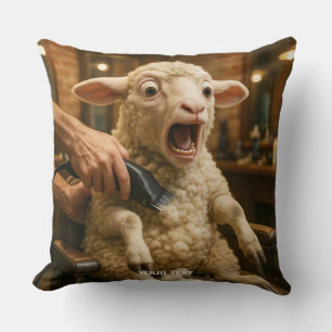 Fantasy Cute Lamb Scared Shaving Cushion