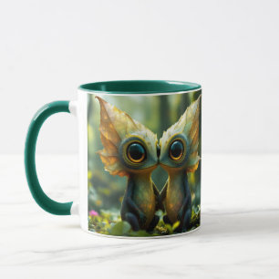 Fantasy Cute Leaves Forest Love Mug