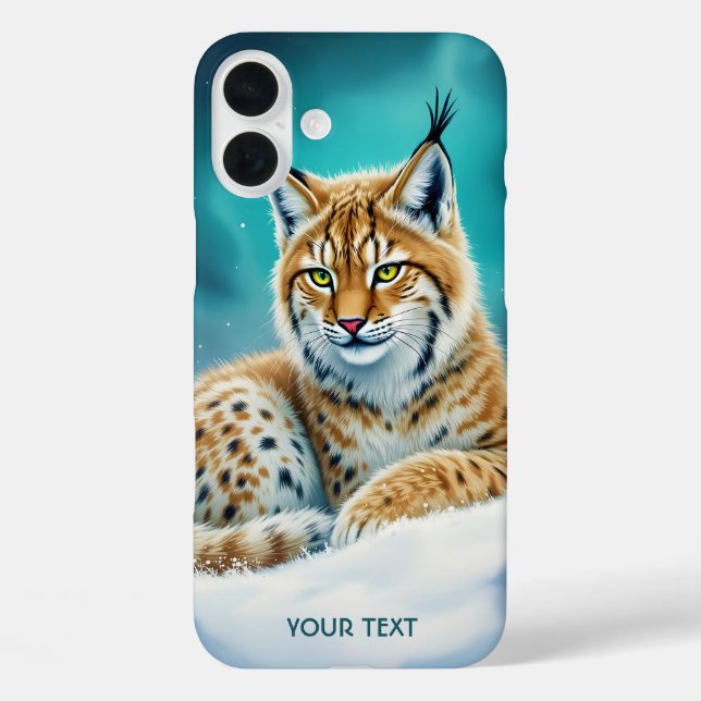 Fantasy Cute Lynx Cub Winter Case-Mate iPhone Case (Back)