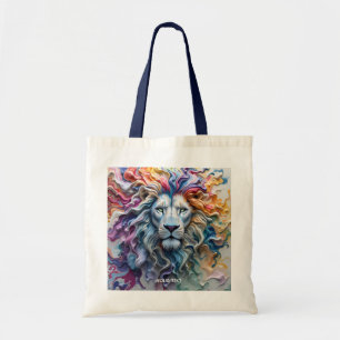 Fantasy Cute Melting Wax Lion Tote Bag