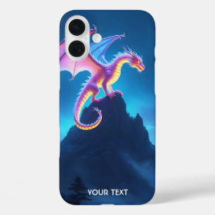 Fantasy Cute Mist Shrouded Dragon iPhone 16 Plus Case