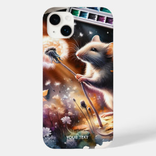 Fantasy Cute Mouse Flower Paints Case-Mate iPhone 14 Plus Case