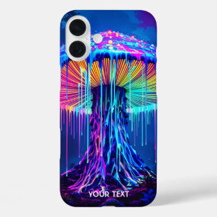 Fantasy Cute Mushroom Surreal Forest iPhone 16 Plus Case
