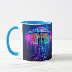 Fantasy Cute Mushroom Surreal Forest Mug