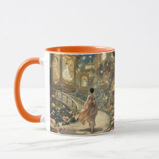 Fantasy Cute Music Box Garden Mug (Left)