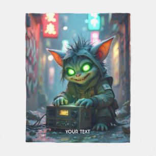 Fantasy Cute Music Joy Street Fleece Blanket