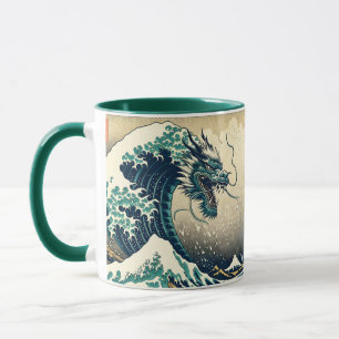Fantasy Cute Mythical Japanese Dragon Mug