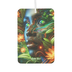 Fantasy Cute Orange Green Girl  Car Air Freshener