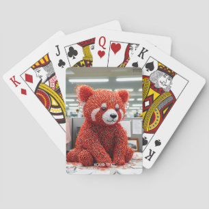 Fantasy Cute Paper Clip Bear Playing Cards