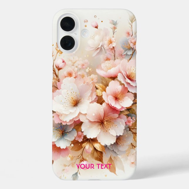 Fantasy Cute Pastel Pink Sakura Case-Mate iPhone Case (Back)