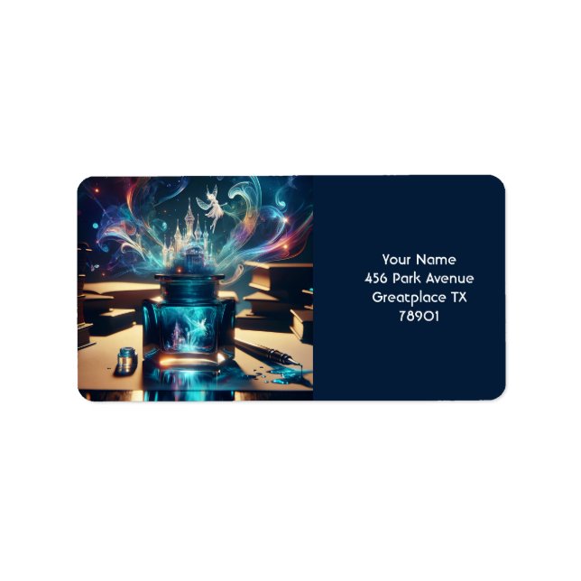 Fantasy Cute Pen Ink Blue Label (Front)