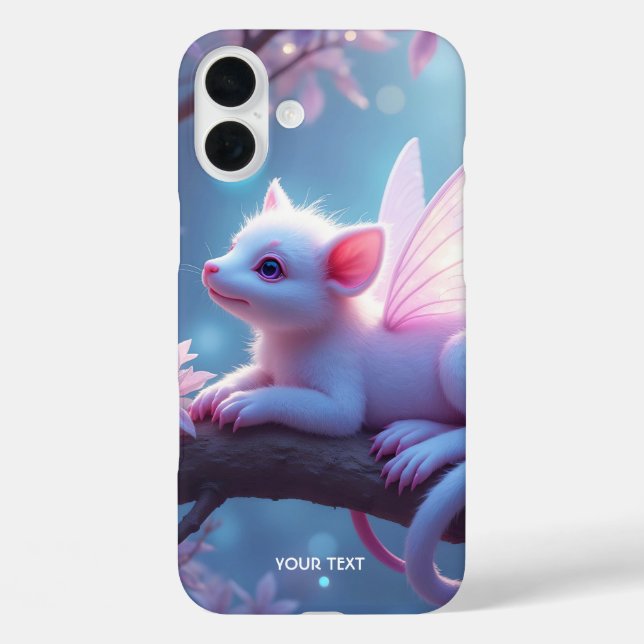 Fantasy Cute Pink Creature Forest Case-Mate iPhone Case (Back)