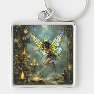Fantasy Cute Pixie Butterfly Wings Key Ring